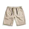 Moda de Verano para Hombre, Pantalones Cortos Cargo de Sarga con Personalidad Retro, Pantalones Cortos Ligeros de Negocios Casual, Holgados, Transpirables, hasta la Rodilla