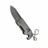 Mini Navaja Plegable para Desempacar Envíos Express, Cuchillo Pequeño, Colgante para Llavero, Cuchillo Portátil Multifuncional para Exteriores de Autodefensa