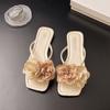 Chanclas planas de mujer 2025 Nueva Moda de Verano Sandalias de Suela Blanda Pantuflas de Playa Chanclas de Moda
