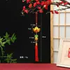 Decoraciones de Año Nuevo, Accesorios Dorados Festivos, Suministros para Bodas y Fiestas, Colgantes de Plantas en Maceta para el Festival de Primavera, Decoraciones para Tiendas de Año Nuevo
