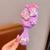 Pente de almofada de ar Kulomi infantil Sanrio Menina não bate no cabelo Pente de cápsula de ar fofo Pente de massagem de desenho animado para bebê