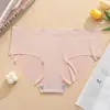 Nuevas Bragas Sin Costuras de Seda Hielo Fina para Mujer, Cintura Media, Color Sólido, Transpirables, de Secado Rápido, Levanta Glúteos, Estilo Sexy para Mujeres Jóvenes
