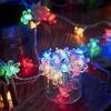 Luzes de Fio de Estrela LED Luzes de Atmosfera Festiva Céu Estrelado Alimentadas por Energia Solar Não Elétricas Decoração de Acampamento Luzes para Envolver Árvores Luzes Decorativas