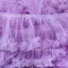 17cm Wholesale Falda Tutú Lolita Ropa Dobladillo Encaje Malla Falda Accesorios Ropa Cortina Pliegues