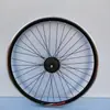 Juego de Ruedas para Bicicleta de Carretera 700C 23/25/28 V-Disco Rodamiento de Doble Propósito Montado en Eje Rotatorio Llanta de Aluminio de 30 Radios Buje de Rueda