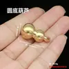 Mini Cabaça de Latão Sólido Fabricante Yiwu Atacado Artesanal DIY Pingente de Chaveiro Acessórios para Chave de Carro