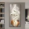 Pintura Decorativa para Hall de Entrada Pintura de Parede para Hall de Entrada Pintura para Corredor Pintura de Paisagem para Sala de Estar Novo Estilo Sensação de Alto Padrão Pintura para Hall de Entrada