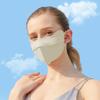 Máscara Facial de Verão Gradiente Protetor Solar Seda Gelo Protetora Anti-UV Máscara Facial Sombreamento de Alto Nível Face Gini