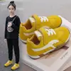 Zapatillas infantiles de bloques de color estilo coreano, nuevo modelo otoño 2026, zapatillas deportivas ligeras para niños, zapatillas casuales para niñas