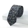 Nueva Corbata Casual para Hombre con Patrón Floral Geométrico Jacquard Multicolor Nudo Windsor para Ropa Formal de Negocios