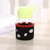 Funda de Tela de Vidrio Linda de Dibujos Animados, Funda Protectora Aislada y Antiescaldante para Taza de Agua Infantil, Personalización al por Mayor en Gran Cantidad