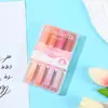 Plumón Resaltador de Color Gradiente de Alta Apariencia para Estudiantes para Resaltar Puntos Clave, Plumón Marcador Colorido para Diario y Dibujo, Plumón Resaltador de Gran Capacidad