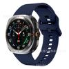 Para Samsung watch ultra correa de reloj 47mm plana Hebilla Samsung color metal correa de silicona