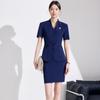 Nuevo Conjunto de Vestido de Traje Profesional de Manga Corta de Verano del Fabricante para Mujer, Atuendo Elegante para Joyerías y Tiendas de Oro, Uniforme de Trabajo Ol
