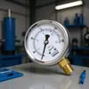 Manómetro de presión vertical resistente a impactos YN60, estación hidráulica, manómetro de aire de acero inoxidable, manómetro de presión negativa, manómetro de aceite del sistema hidráulico