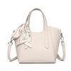 Bolso de moda con estampado de lichi para mujer, sencillo y portátil, de piel auténtica, de comercio exterior, ligero, de lujo, con texto en el hombro.