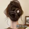 Flores Outono Inverno Presilha Bico de Pato Presilha de Cabelo Feminina 2026 Nova Presilha de Garra Grande de Alto Padrão Presilha de Nuca Acessórios de Cabelo Grampo