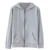 Suéter Colorido Casual com Capuz Novo de Primavera para Homem, Cardigan Solto de Manga Longa com Zíper, Casaco para Casal, Fornecimento