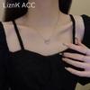 Collar de perlas retro francés para mujer, cadena de clavícula ligera de lujo con diseño de nicho, estilo popular 2025.