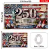 Bandeira Comemorativa Personalizada Transfronteiriça Americana Mais Vendida do 250º Aniversário dos Estados Unidos 1776-2026 Declaração de Independência