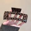 2024 Nuevo Pasador de Pelo de Leopardo de Gama Alta Sentido de Gama Alta Pinza de Tiburón Grande Pasador de Pelo Pinza para la Cabeza de Mujer Accesorios para el Cabello