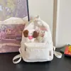 Mochila de peluche de dibujos animados, mochila de estudiante estilo coreano, adecuada para salidas y viajes, mochila ligera y linda para niñas