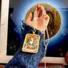 Nuevo Estilo 2025 Thangka Pequeño, Fundido en Caliente en Nepal y Tíbet, Thangka Completamente Pintado a Mano, Tara Blanca Núcleo de Tarjeta 4*5