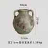 Vaso Cerâmico Japonês Retrô Manuscrito Ornaments Decorações para Sala de Estar, Casa de Hóspedes, Entrada Ornamentos de Mesa com Vento Antigo e Silencioso