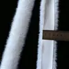 Tiras Tipo Pelo de León Danzante para Linternas Hanfu, Imitación de Piel de Visón, Transfronterizas, 1 cm, Blancas, No Sueltan Pelo, Accesorios Decorativos DIY, En Stock