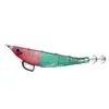 Nova Isca Aço Fio Camarão Banana Luminoso Afundante Três Costuras Camarão 12cm 14.3g Camarão Imitação Camarão Madeira Gancho Lula