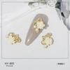 Rede de camélia vermelha Nova pilha feitiço broca Aurora Branco flor unha jóias liga diamante unhas decoração suprimentos