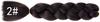 Extensão de cabelo trançado sujo transfronteiriço, cabelo trançado jumbo, cor gradiente africana, fibra química de seda de alta temperatura, peruca trançada grande
