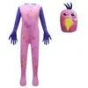 Halloween Rainbow Friends Roblox Game Roupa Cosplay Monstro Azul Macacão