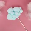 Globo Aerostático Decoración Elefante Bebé Bola Tarjeta de Pastel Tridimensional Adornos Bola de Pelo Nube Enchufe Fiesta de Cumpleaños de Bebé Vestido