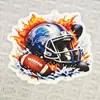 Parches de fútbol americano transfronterizos, llaveros deportivos DIY personalizados de moda, parches acrílicos