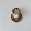 Sombrero de Paja Coreano para Niños Qiu Nan 2026 Nuevo Estilo de Verano Sombrero de Sol de Paja Ins Sombrero para Bebé Sombrero de Protección Solar