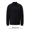 Sudadera Popular de Peso Pesado 320g con Solapa Cosida para Hombre, Top de Manga Larga, Chaqueta, Cuello Polo, Nuevo Estilo Primavera y Otoño 2025 para Hombre