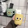 Taza para enjuague bucal de alto valor para el hogar, linda taza de cepillo de dibujos animados, taza para enjuague bucal de pareja, taza dental para dientes, creativa