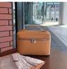 Bolsa de almacenamiento de joyería Qi Niu estilo europeo y americano, piel de vaca de primera capa, patrón de avestruz, bolsa de maquillaje portátil para viajes