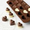 Zhenghui 15 buracos molde de bolo de silicone 15-grid amor chocolate molde bandeja de gelo molde molde geleia