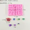 Molde de Silicone Laço DIY Fondant Argila Ultra Leve Artesanal Molde Fácil de Remover Resistente a Altas Temperaturas Molde de Grau Alimentício Atacado