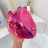 Bolso Acrílico Exquisito de Forma de Corazón de Nicho, Simple y Elegante con un Toque de Lujo, Bolso Caja, Bolso Cruzado, Bolso de Mano