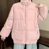 Chaqueta Acolchada de Algodón de Moda Ropa de Invierno para Niñas 2026 Nueva Estudiantes de Secundaria Baja y Alta Suelta Engrosada Chaqueta Acolchada de Algodón Ropa de Algodón Cálida Ropa Exterior