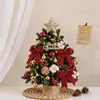 Árvores decorativas de Natal pequenas vintage para atacado, para decoração de mesa interna de feriado, decoração de paisagem artificial, lembrancinhas para empresas de presentes