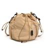 Fornecedor de Bolsas Vietnamitas Bolsa de Tecido de Nylon Bolsa Transversal Feminina Mais Vendida da Estação Bolsa Transversal de Ombro com Cordão Super Popular Bolsa Balde Transversal de Ombro