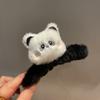 Otoño e invierno 2023 Nuevo clip de tiburón para recogido de cabello con agarre de animal pequeño de felpa de dibujos animados, lindo para niña, niños