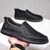 Zapatos de Hombre 2026 Nuevas Sandalias Transpirables de Verano con Aberturas Slip-On Casuales Antideslizantes Suela Suave Zapatos de Papá