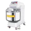 Batedeira de Massa Vertical Totalmente Automática Dupla Velocidade Multifuncional 50kg Misturador de Farinha Máquina de Amassar Comercial Grande de Aço Inoxidável
