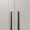 Manija de Puerta de Diseño Minimalista Original Estilo Chino, Manija de Alto Nivel para Salón de Banquetes Edificio de Oficinas, Manija Doble para Puerta en Bloques de Color en Stock