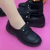 Zapatos de cuero sin cordones para mujer 2026 zapatos de otoño para madres, de suela blanda, cómodos, antideslizantes, casuales, versátiles, adecuados para mujeres de mediana edad y mayores